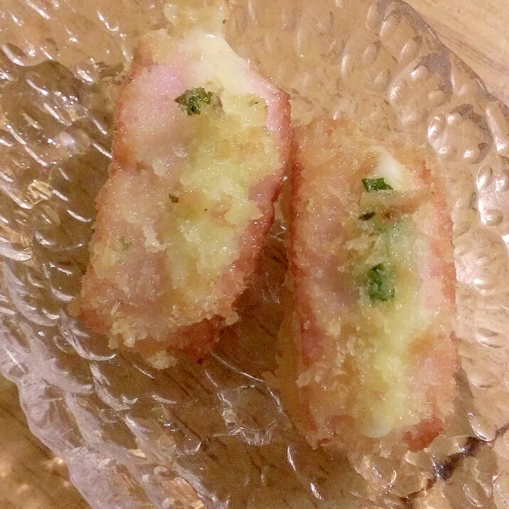 簡単！かまぼこのチーズ挟み揚げ♪